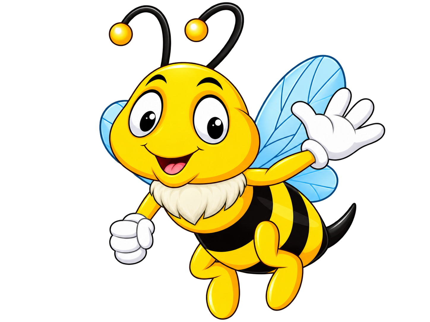 Hap, the star of The Hum Bug, in approved artwork